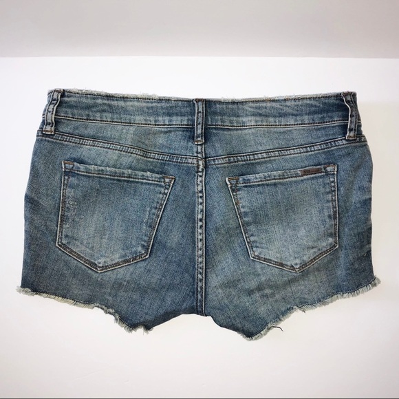 STS BLUE Nordstrom Boyfriend Distressed Denim Jean Shorts Womens 27 - Picture 5 of 6